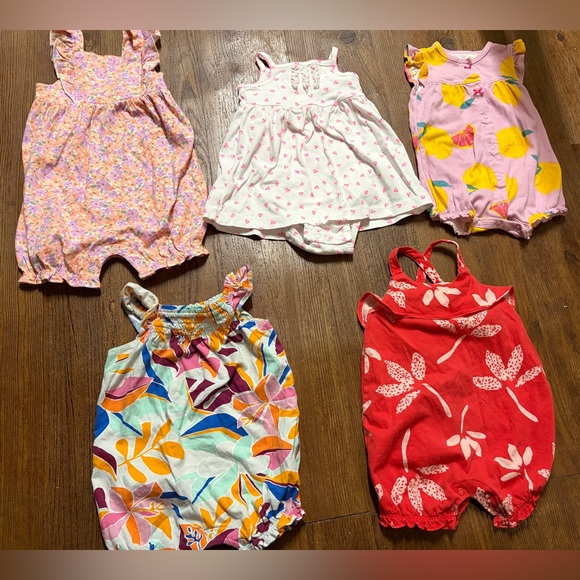 Five Rompers - Picture 1 of 9
